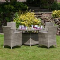 Royal Craft Wentworth 4 Seater Round Carver Dining Set