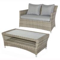 Royal Craft Windsor Classic 2 Seater Sofa and Coffee Table Set
