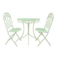 romance 2 seater green balcony set