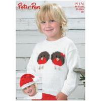 robin sweater and hat in peter pan dk p1174 digital version