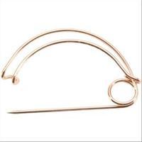 rose gold double kilt pin 259978