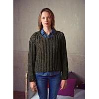 round neck sweater in bergere de france magic 70508