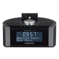 Roberts DREAMDOCK2 Clock Radio with DAB DAB FM RDS Ipod Iphone Dock
