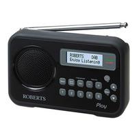 Roberts PLAY Play DAB DAB FM RDS Radio with Battery Charger White