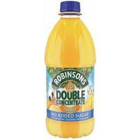 robinsons squash 175 litres double concentrate no added sugar orange