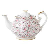 rose confetti vintage teapot 125ltr