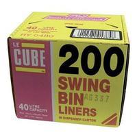 Robinson Young Le Cubs Swing Bin Liners 1 x Box of 200 Liners 02184