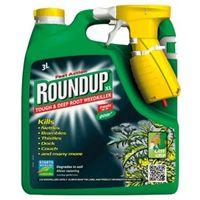 roundup tough deep root ready to use weed killer 3l
