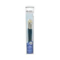 Royal and Langnickel Flat Bristle Brushes 3 Pack