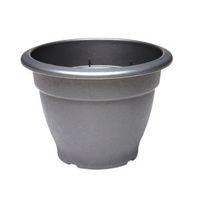 Round Plastic Black Bell Pot (H)22cm (Dia)31cm