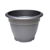 Round Plastic Black Bell Pot (H)33cm (Dia)46cm