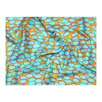 Rowan Brandon Mably Fall 2014 Labels Poplin Quilting Fabric Aqua