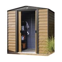 rowlinson woodvale metal shed 10x12