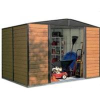 rowlinson woodvale metal shed 8x6