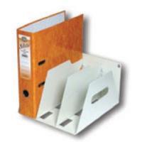 Rotadex Smoke White 3 Section A4 Lever Arch Filing Unit LAR3