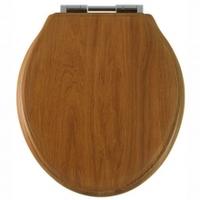 roper rhodes greenwich wooden toilet seat honey oak soft close hinge