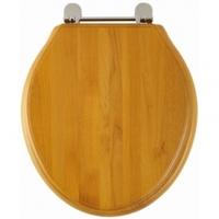 Roper Rhodes Greenwich Wooden Toilet Seat, Antique pine, Soft Close Hinge