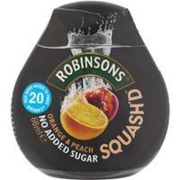 Robinsons Squashd 66ml No Added Sugar Orange and Peach Pack of 6