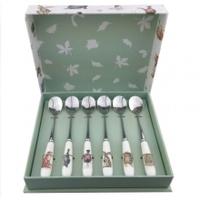 royal worcester wrendale set of 6 teaspoons