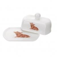 Royal Worcester Wrendale Covered Butter Dish
