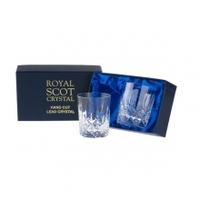 Royal Scot Crystal London Whisky Tumblers Pair