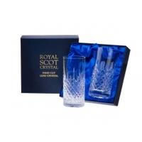 Royal Scot Crystal London Highballs Pair