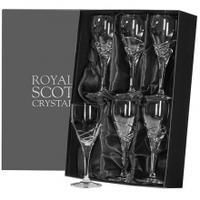 Royal Scot Crystal Skye Set of 6 Large Wine Glasses