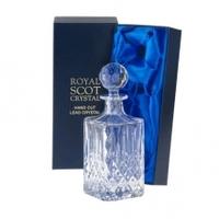 Royal Scot Crystal London Square Spirit Decanter