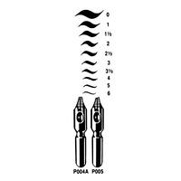 round hand pen nibs size 5 pack of 12