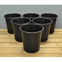 Round Plastic 28cm Tomato Pots (Set of 6) by Kingfisher
