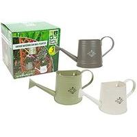 Roots & Shoots Vintage Watering Can Wall Planter, One Of 3 Assorted Colours