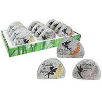 Roots & Shoots Branded Set Of 3 Novelty Fairy Design Rock Decorations, 12cm W x