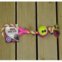 Rope Tug & Ball Dog Toy by Kingfisher