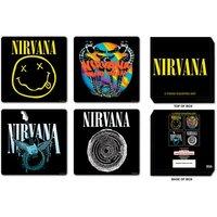 Rock Off - Nirvana Set Sous-verres Mixed Designs (4)