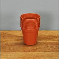 Round Plastic 7.6cm Plant Pots (Pack of 10) by Gardman