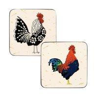 Rooster Coasters - Set of 4