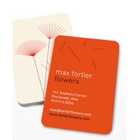 rounded corner business cards 50 qty