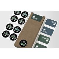 Round Product Labels, 52 qty
