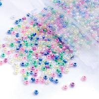 Round Glass 2mm Beads - Mixed Pearl