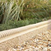 Rope Top Paving Edging Cotswold (L)600mm (H)150mm (T)50mm Pack of 38