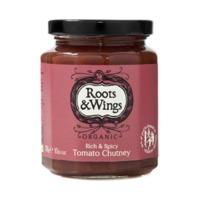 roots ampamp wings organic spicy tomato chutney 280g