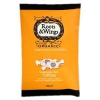 Roots &amp; Wings Organic Sweets - Temptingly Rich Toffees 125g