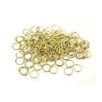 round brass metal curtain rings 25mm gold