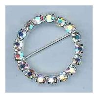 Round Diamante Buckle