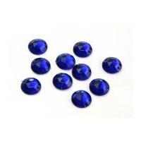 Round Sew & Stick On Acrylic Jewels Royal Blue