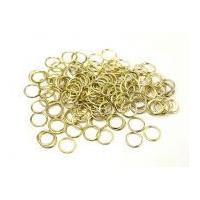 Round Brass Metal Curtain Rings 19mm Gold