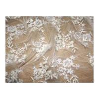 roxanne beaded sequinned tulle couture bridal lace fabric porcelain