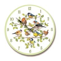 round wall clock emma ball birds