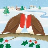 Robins - Pack of 8 Children\'s Hospice Charity Christmas Cards