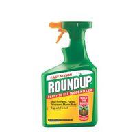 roundup fast action ready to use weed killer 1l 112kg